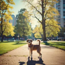 Walking Through the Park