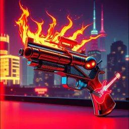Machine gun.