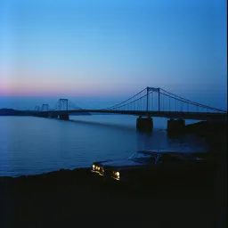 Standing on a Bridge.