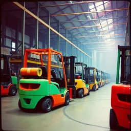 Maintenance Men and Forklifts