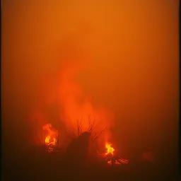 Left in the flames