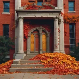 Maple Leaves Falling
