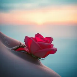 rose over my eye
