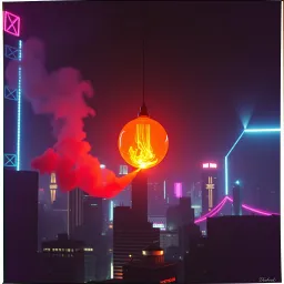 Burning fire