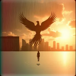 Phoenix in the Rain