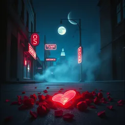 Roses on concrete