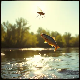 When the fly drops 3 in