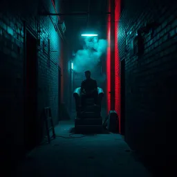 Lichterlos in der Nacht