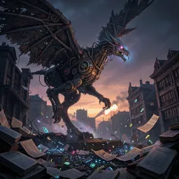 "The Griffin Who Taught the Machine to Write"