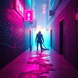 Neon Clash: Reptile vs Liu Kang