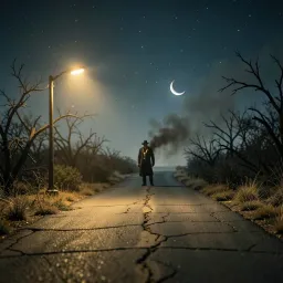 Gunsmoke on the Lonely Road
