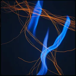 Blue fire