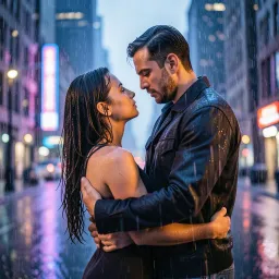 Besos Bajo La Lluvia