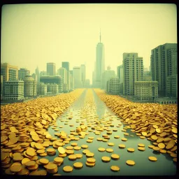 Money flowing