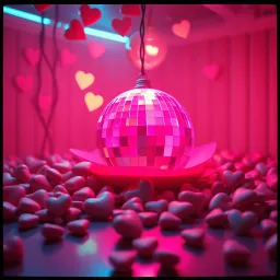 Candy Hearts and Neon Nights