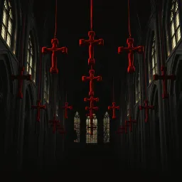 Velvet crosses