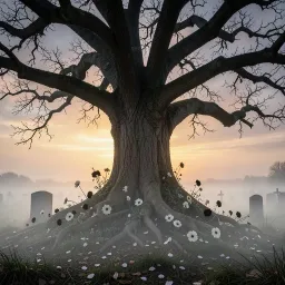 Till the graveyard flowers grow