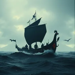 Nos drakkars navigue