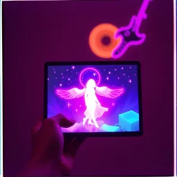 Dream on a glowing screen