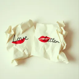 Sad love song (lipstick stains)