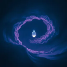 A droplet of light