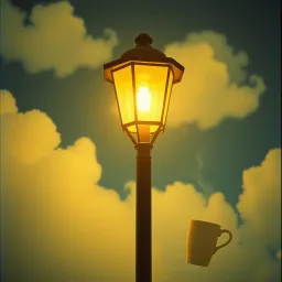 晚风亲吻路灯