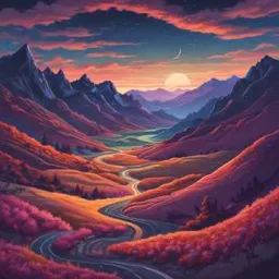 Road to the sky