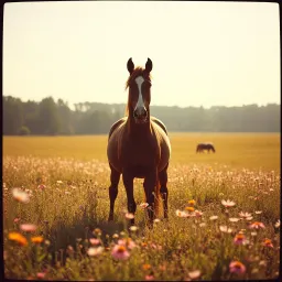 The girl with the horse