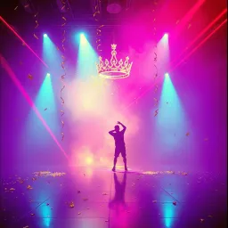 Crown on fire