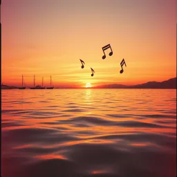 Coucher de Soleil sur le Port