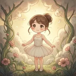 Little Brown-Eyed Ballerina