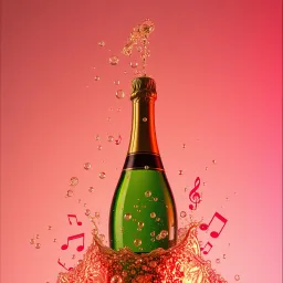 Champagne bubble pop