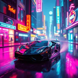 Chrome Tears in a Neon Void