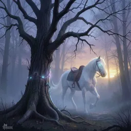 Death Riding On His White Steed