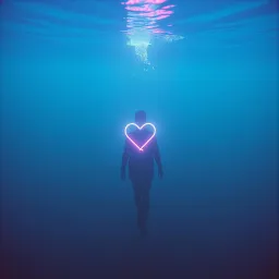 Heart Underwater