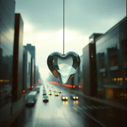 Rain and Diamond Hearts