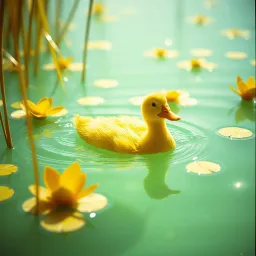 Pato na lagoa