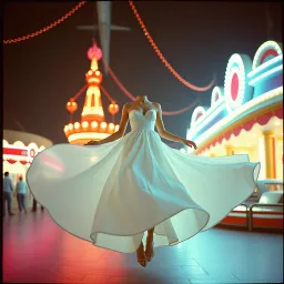 La del vestido Blanco
