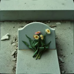 Concrete cemetery
