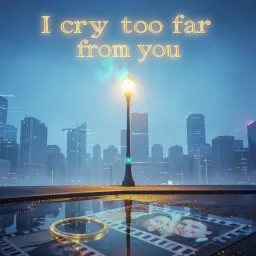 I cry too far from you