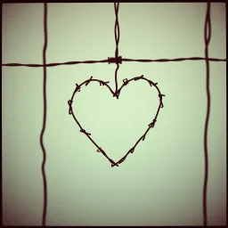 Barbed wired hands