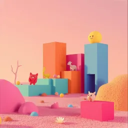 The road of blocks