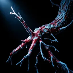 Bloody red