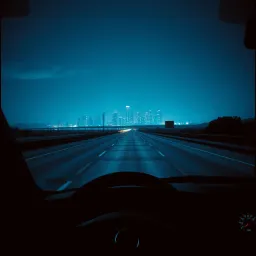 Nacht fährt