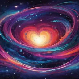 Heart's universe love