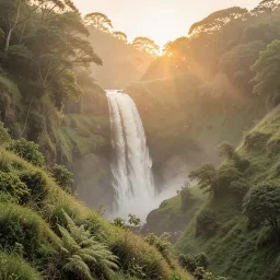 அருவியின் காட்சி Waterfalls Scenery