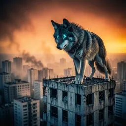 Wolf on the Fence