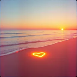 Heartbeat by the Sunset Waters