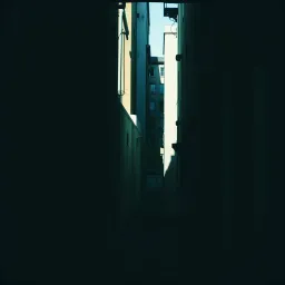 In the shadows