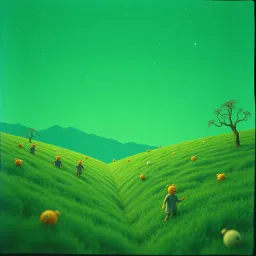 A Green World Beneath the Stars